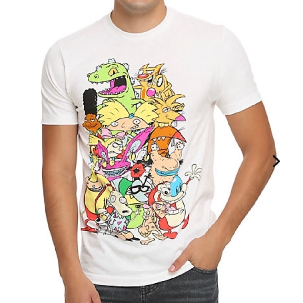 Hot Topic • Men's Nickeloden Retro Group Tee